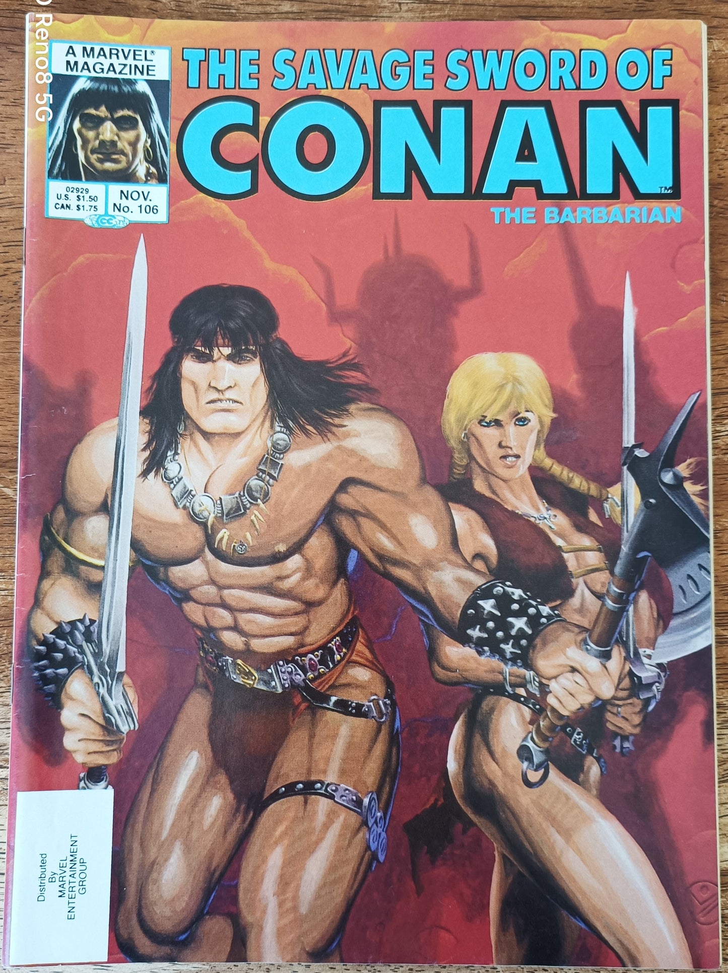 Marvel The Savage Sword of Conan the Barbarian #106