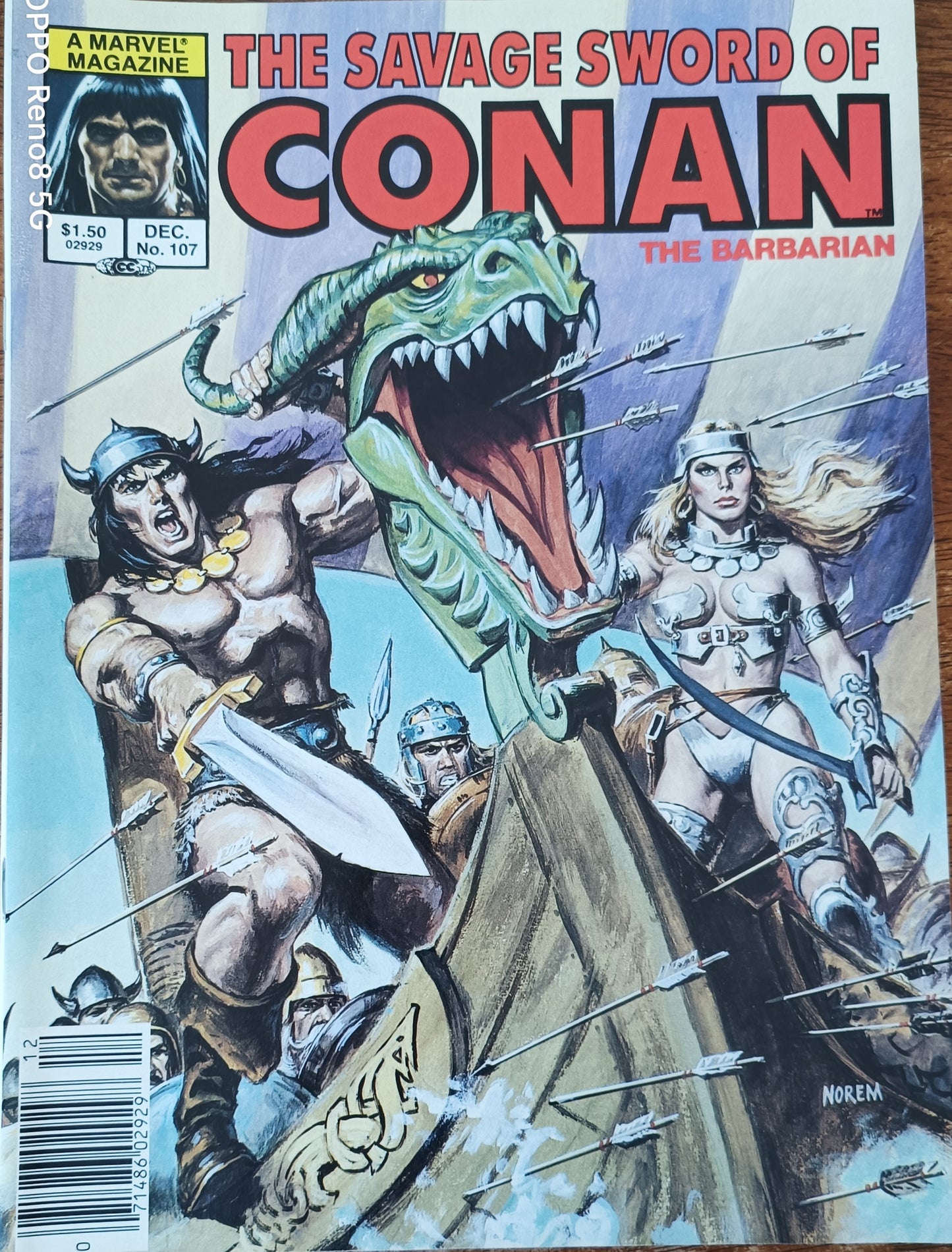 Marvel The Savage Sword of Conan the Barbarian #107