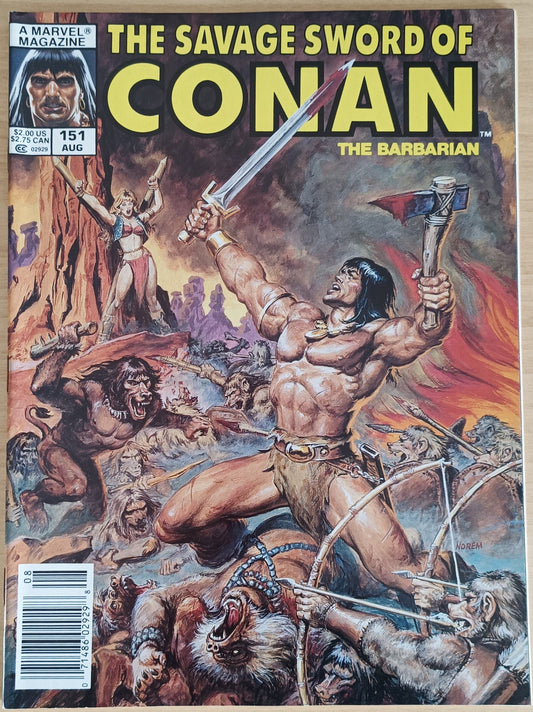 Marvel The Savage Sword of Conan the Barbarian #151