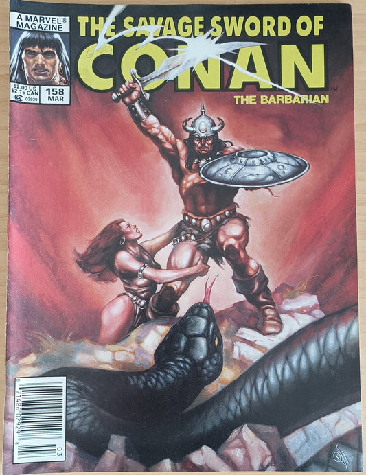 Marvel The Savage Sword of Conan the Barbarian #158