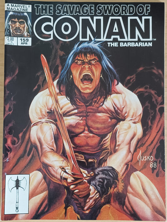 Marvel The Savage Sword of Conan the Barbarian #159