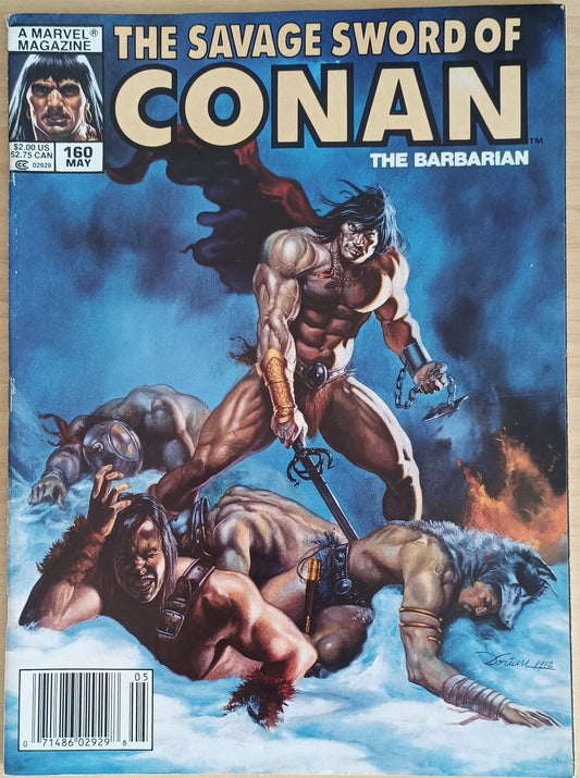 Marvel The Savage Sword of Conan the Barbarian #160