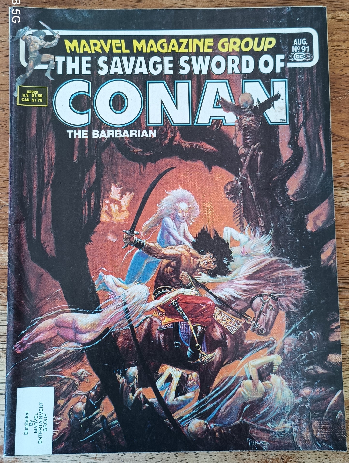 Marvel The Savage Sword of Conan the Barbarian #91